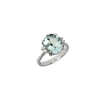 Bartorelli Italian Jewels | Anello in oro bianco 18 carati con acquamarina e dimanti bianchi taglio brillante - 34611243 (1)