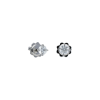 Bartorelli Italian Jewels | Orecchini solitari in oro bianco e diamanti bianchi - 3439445 (1)