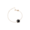 Pasquale Bruni | BRACCIALE PETIT JOLI IN ORO ROSA CON FIORE IN ONICE, DIAMANTI BIANCHI E CHAMPAGNE - 16142R - 16142R (1)