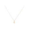 Bartorelli Italian Jewels | COLLANA GIROCOLLO IN ORO ROSA CON LUCCHETTO, CHIAVE E DIAMANTI - 39208692 (1)
