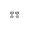 Bartorelli Italian Jewels | Orecchini in oro bianco 18 carati con diamanti bianchi taglio navette e princess - 42350102 (1)