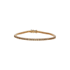 Bartorelli Italian Jewels | Bracciale tennis in oro rosa 18 carati e diamanti brown taglio brillante - 50141329 (1)