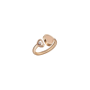 Chopard | CHOPARD - HAPPY HEARTS - ANELLO IN ORO ROSA CON DIAMANTE E PIETRA ROSA - 829482- - 829482-5608 (1)