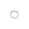 Chopard | CHOPARD - HAPPY HEARTS - ANELLO IN ORO ROSA CON DIAMANTE E PIETRA ROSSA - 829482-5800 - 829482-5810 (3)