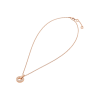 Bulgari | COLLANA BVLGARI BVLGARI OPENWORK IN ORO ROSA CON DIAMANTI PAV&Eacute; PIENI SUL PENDENTE - CL858774 - CL858774 (2)