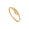 Bulgari | BRACCIALE SERPENTI VIPER IN ORO GIALLO 18 KT CON PAV&Eacute; DI DIAMANTI - BR858983 - BR860194 (1)