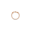 Chopard | CHOPARD - HAPPY HEARTS - ANELLO IN ORO ROSA CON DIAMANTE E PIETRA ROSA - 829482- - 829482-5608 (2)