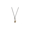 Bartorelli Italian Jewels | CIONDOLO MINION SUB IN ARGENTO E ORO GIALLO CON OCCHI IN DIAMANTI NERI CON CORDINO NERO - PUSP (1)