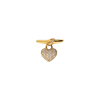 Bartorelli Italian Jewels | ANELLO IN ORO ROSA CON CIONDOLO CUORE BOMBATO IN PAV&Eacute; DI DIAMANTI - LB-VR21808DP (2)
