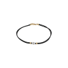 Bartorelli Italian Jewels | BRACCIALE IN CORDA CON QUADRATO IN ORO BIANCO, PAVE' DI DIAMANTI ED ELEMENTI IN ORO ROSA - B008/1 (1)