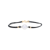 Bartorelli Italian Jewels | BRACCIALE IN CORDA CON PERLA AUSTRALIANA, DIAMANTI ED ELEMENTI IN ORO ROSA - B012 (1)