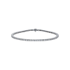 Bartorelli Italian Jewels | BRACCIALE TENNIS IN ORO BIANCO E DIAMANTI - BABR216 (1)