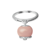Chantecler | ANELLO IN ORO BIANCO DIAMANTI E CORALLO ROSA - 31710 - 31710 (1)