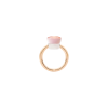 Pomellato | ANELLO NUDO - ANELLO NUDO CLASSIC IN ORO ROSA CON CASTONE IN ORO BIANCO E QUARZO ROSA SFACCETTATO - A.A110/O6/QR - PAA1100O6000000QR (3)