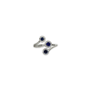 Bartorelli Italian Jewels | ANELLO IN ORO BIANCO, DIAMANTI E ZAFFIRI - VR26147DSBW (2)