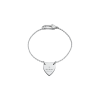 Gucci | BRACCIALE TRADEMARK CON CUORE IN ARGENTO - YBA2235130010 (1)