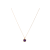 Bartorelli Italian Jewels | COLLANA IN ORO ROSA CON CIONDOLO IN AMETISTA E DIAMANTI - VP26056DAMNP (1)
