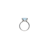 Bartorelli Italian Jewels | ANELLO IN ORO BIANCO CON ACQUAMARINA CENTRALE E DIAMANTI LATERALI - 3576011 (3)