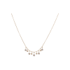 Bartorelli Italian Jewels | COLLANA IN ORO ROSA CON PENDENTI E  STELLE IN PAV&Eacute; DI DIAMANTI - C054/40 (1)