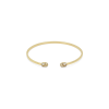Gucci | BRACCIALE RIGIDO CON GG RUNNING E DIAMANTI IN ORO GIALLO - YBA481662001 - YBA4816620010 (1)