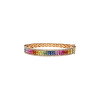 Bartorelli Italian Jewels | BRACCIALE RAINBOW IN ORO ROSA CON ZAFFIRI MULTICOLOR E DIAMANTI - KB1045/MS (1)