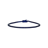 Bartorelli Italian Jewels | Bracciale tennis in oro nero rodiato blu  ezaffiri blu taglio brillante - cm 19 - BR01V/ZFB 1F73 (1)