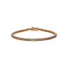 Bartorelli Italian Jewels | Bracciale tennis in oro rosa 18 carati e diamanti brown taglio brillante - BR06V/BW 1EEE (1)