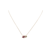 Bartorelli Italian Jewels | COLLANA IN ORO ROSA CON CUORI IN PAV&Eacute; DI DIAMANTI E ZAFFIRI ROSA - 86195445 (1)