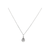 Bartorelli Italian Jewels | COLLANA GIROCOLLO IN ORO BIANCO CON PENDENTE GOCCIA IN DIAMANTI BIANCHI - 04449028 (1)