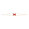 Chaumet | CHAUMET - BRACCIALE JEUX DE LIENS IN ORO ROSA CON DIAMANTE E CORNIOLA - 085123 - 085123 (1)