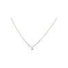 Bartorelli Italian Jewels | COLLANA GIROCOLLO IN ORO ROSA CON DIAMANTI E DIAMANTE PENDENTE GOCCIA - C069/32-G (1)