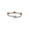 Bartorelli Italian Jewels | BRACCIALE IN PELLE BEIGE CON ELEMENTI IN ORO ROSA, DIAMANTI E CORALLO - 1PU0032125/13 (1)