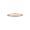 Bartorelli Italian Jewels | BRACCIALE TENNIS RAINBOW IN ORO ROSA CON ZAFFIRI MULTICOLOR - AB0305/MCS (1)