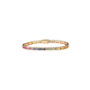 Bartorelli Italian Jewels | BRACCIALE IN ORO ROSA CON ZAFFIRI MULTICOLOR E DIAMANTI BIANCHI - KB1012/MS (1)