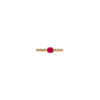 Bartorelli Italian Jewels | ANELLO IN ORO ROSA CON RUBINO E  DIAMANTI - FA1141R007001 (2)