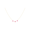 Bartorelli Italian Jewels | GIROCOLLO IN ORO ROSA CON CUORI DIAMANTI E RUBINI - C069/16/3-C4R (1)