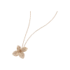 Pasquale Bruni | COLLANA PETIT GARDEN IN ORO ROSA CON DIAMANTI, FIORE MEDIO -  15382R - 15382R (1)