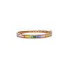 Bartorelli Italian Jewels | BRACCIALE RAINBOW DEMI-TENNIS IN ORO ROSA CON ZAFFIRI MULTICOLOR E DIAMANTI - KB1046/MS (1)