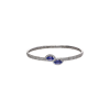 Bartorelli Italian Jewels | BRACCIALE RIGIDO IN ORO BIANCO CON TANZANITE E PAV&Eacute; DI DIAMANTI - 1PU1482088/5 (1)