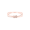 Fred | BRACCIALE RIGIDO CHANCE INFINIE IN ORO ROSA E DIAMANTI - 6J0194 - 6J0194 (1)