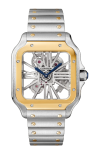 Cartier | SANTOS DE CARTIER, MODELLO GRANDE, ORO GIALLO, ACCIAIO, MANUALE - WHSA0019 (1)