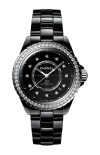 Chanel | J12 CON LUNETTA DI DIAMANTI CALIBRO 12.1, 38 MM - H6526 (1)