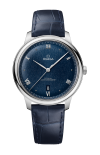 Omega | DE VILLE PRESTIGE 40 MM, ACCIAIO SU PELLE - 434.13.40.20.03.001 (1)