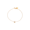 Bartorelli Italian Jewels | BRACCIALE IN ORO ROSA CON CUORE IN PAV&Eacute; DI DIAMANTI - 222921 (1)