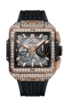 Hublot | SQUARE BANG UNICO KING GOLD PAV&Eacute; 42 MM - 821.OX.0180.RX.1604 (1)