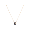 Bartorelli Italian Jewels | PENDENTE CON CATENA PIRAMIDI IN ORO ROSA E ZAFFIRI BLU - VP29442SBP (1)