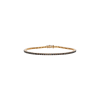 Bartorelli Italian Jewels | BRACCIALE TENNIS IN ORO ROSA E DIAMANTI NERI - 329-L1051-D-U (1)