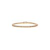Bartorelli Italian Jewels | BRACCIALE TENNIS IN ORO ROSA E DIAMANTI BROWN - 329-PRE-H-U (1)