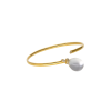 Vhernier | BRACCIALE PALLONCINO MINI IN ORO GIALLO CON DIAMANTI, MADREPERLA BIANCA E CRISTALLO DI ROCCA - 000786BR413 (1)
