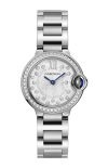 Cartier | BALLON BLEU DE CARTIER 28 MM,  QUARZO, ACCIAIO, DIAMANTI - W4BB0034 (1)
